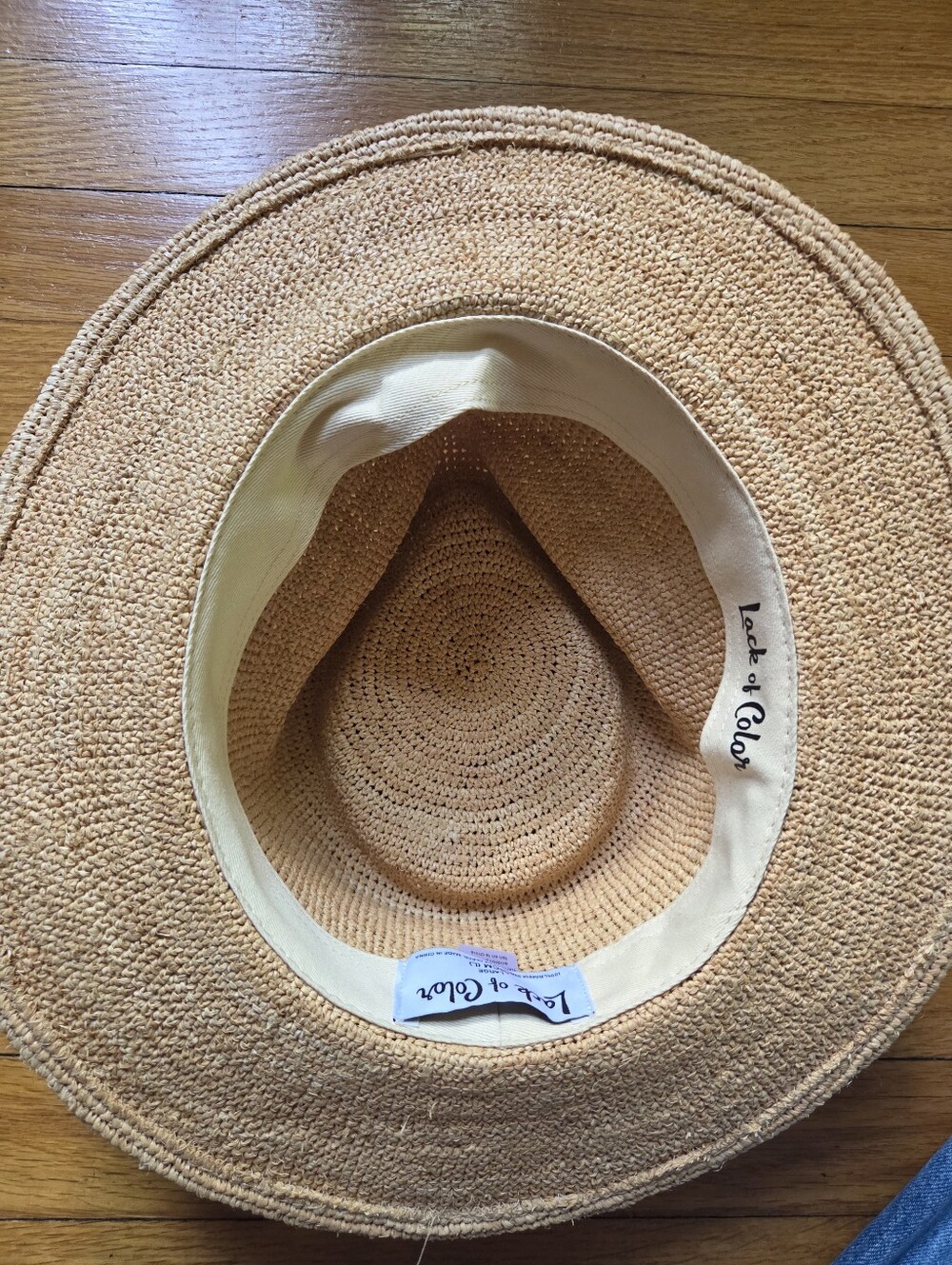 Lack Of Color Unisex Inca Fedora in Straw - Picture 5 of 14